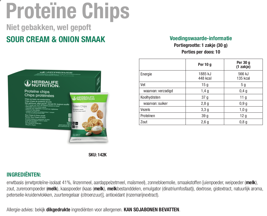Herbalife-Proteïne-chips-Sour-Cream-&-Onion-smaak-voedingswaarden